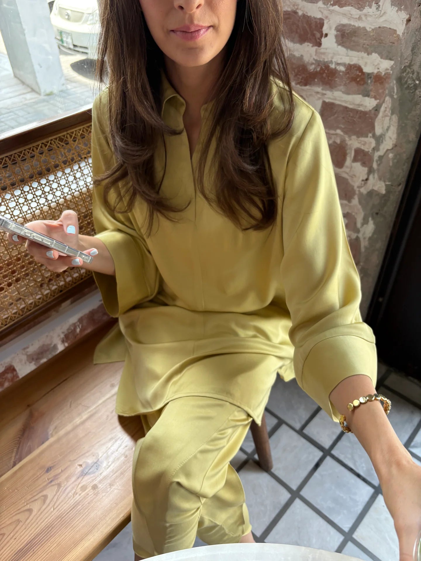 MATCHA GREEN TOBY SET | Sak Atelier