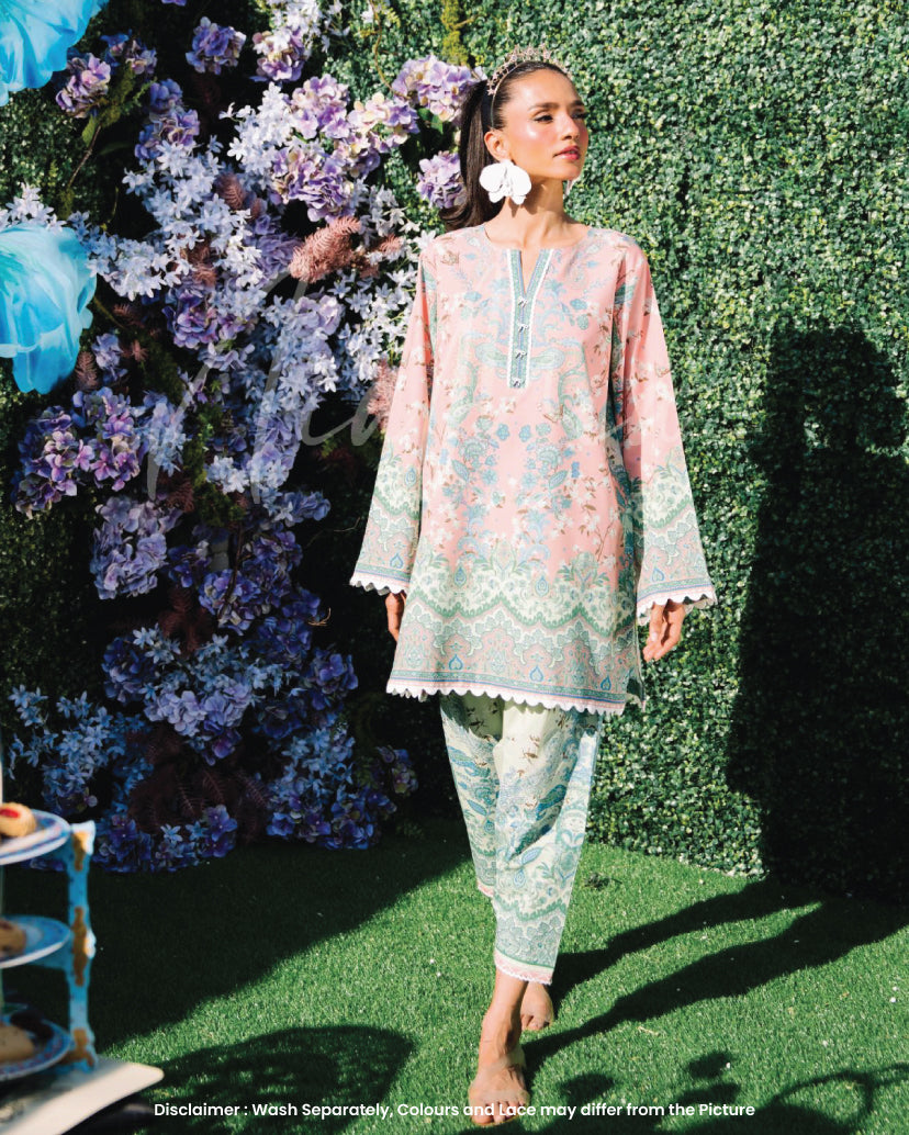 Pink Peppermint Dupatta | Nia Mia (RTS)