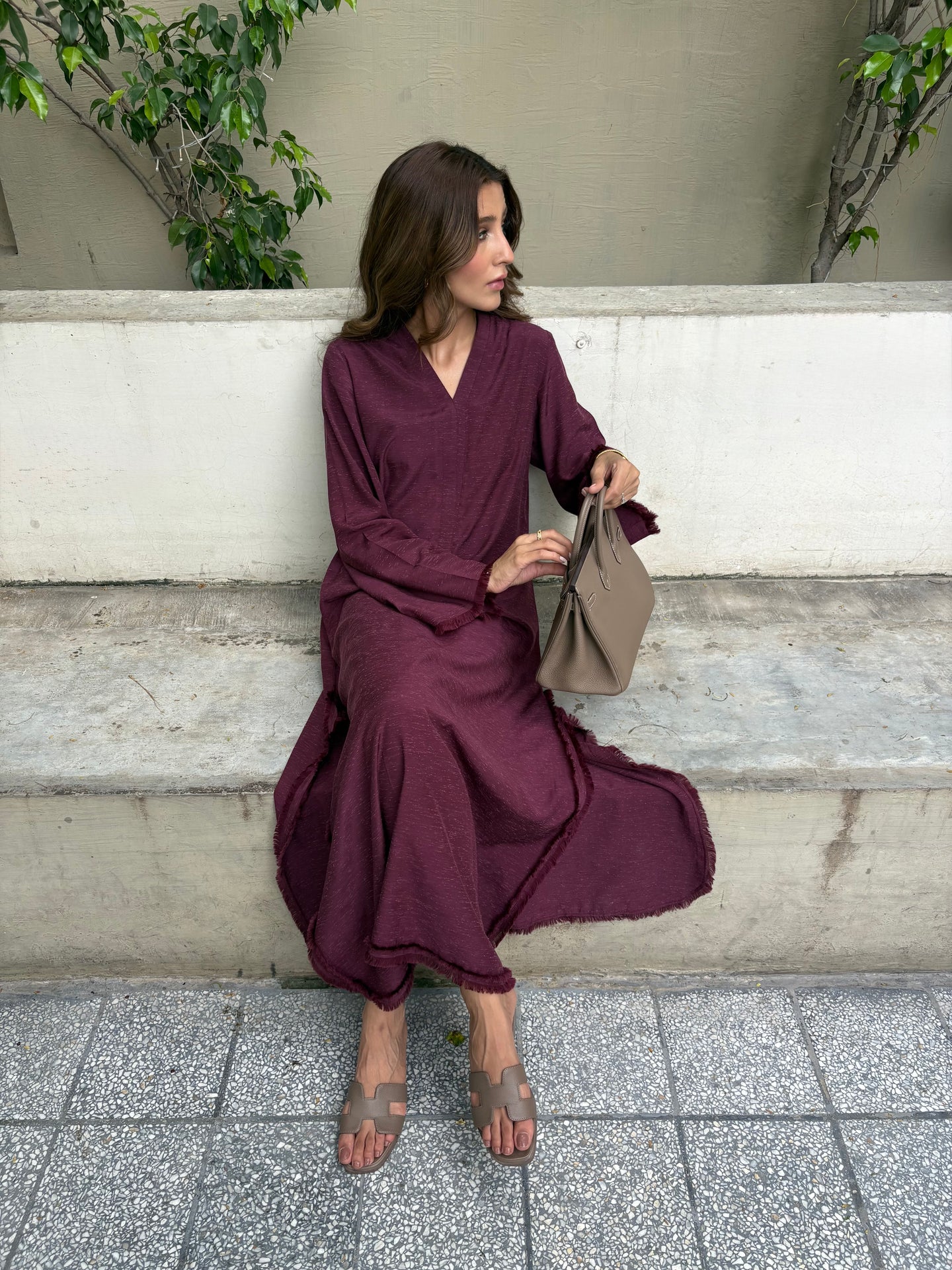 BURGUNDY DHAAGA SET | SAK ATELIER