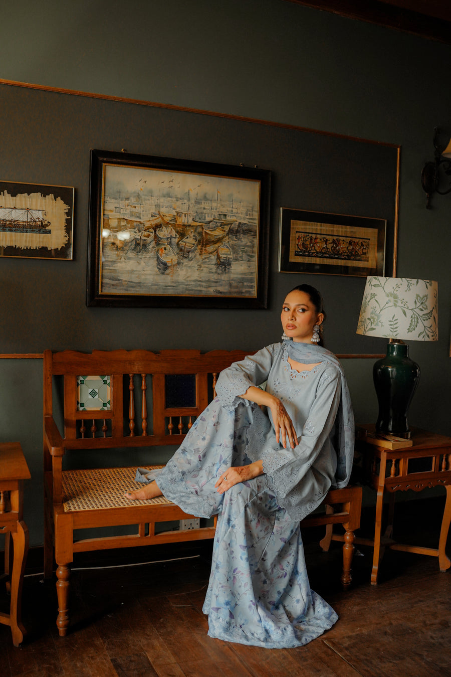 Ice Blue Dhaka | The Affordable Designer