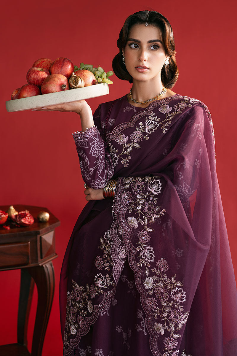 DEEP FLARE-3PC JACQUARD SUIT | Cross Stitch
