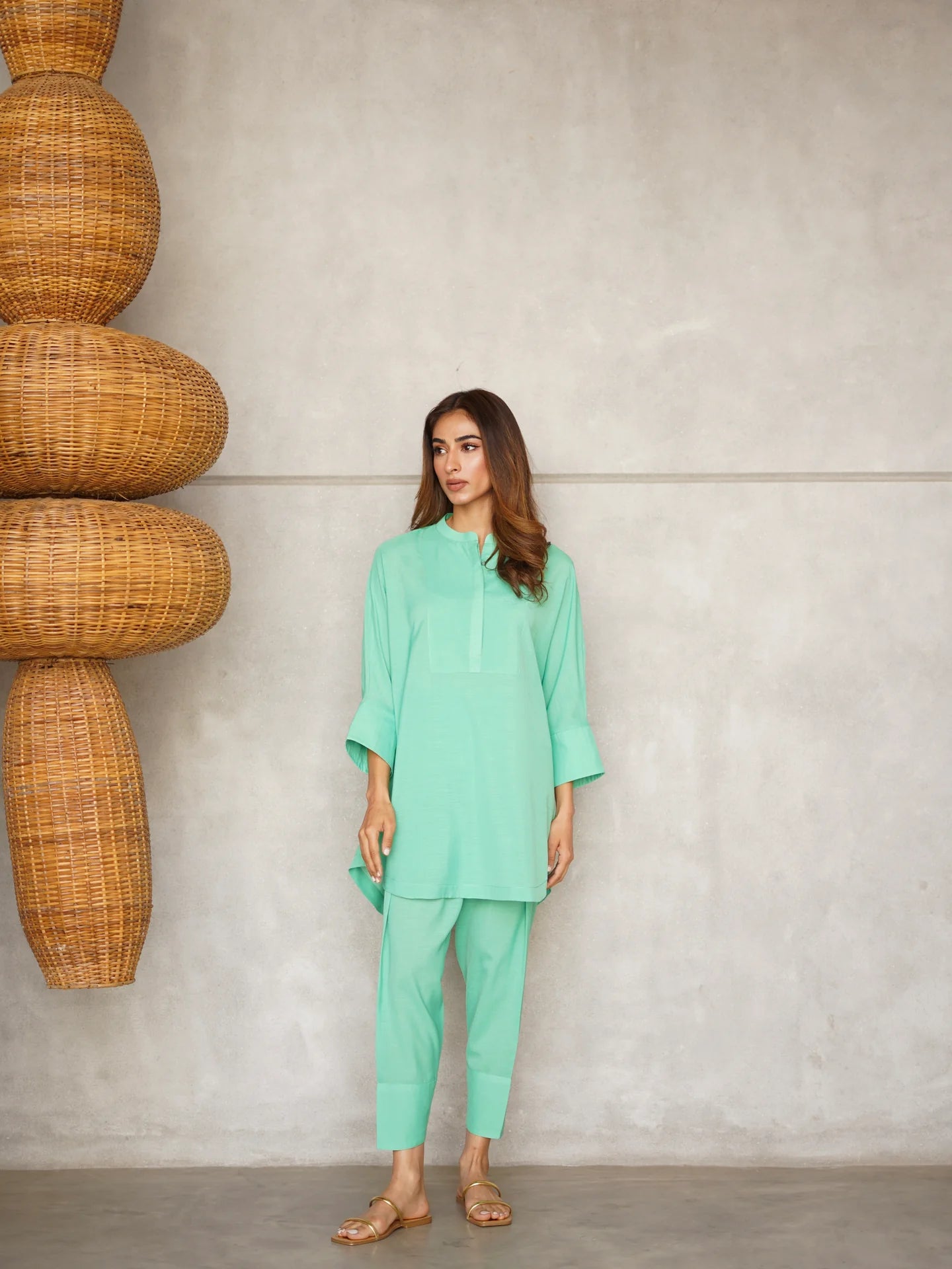 MINT SKINNY SET | Sak Atelier