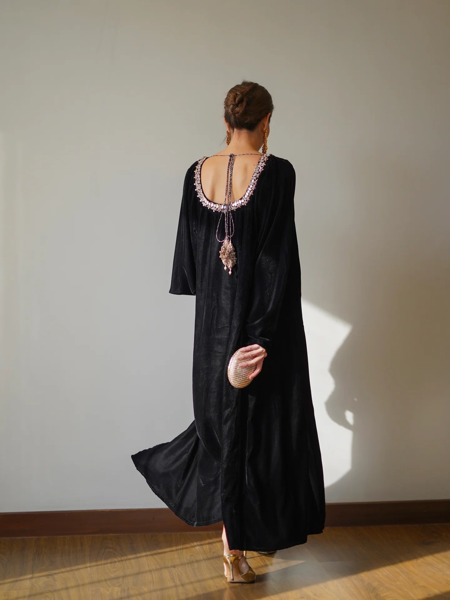 BLACK DENIRO KAFTAAN | SAK ATELIER