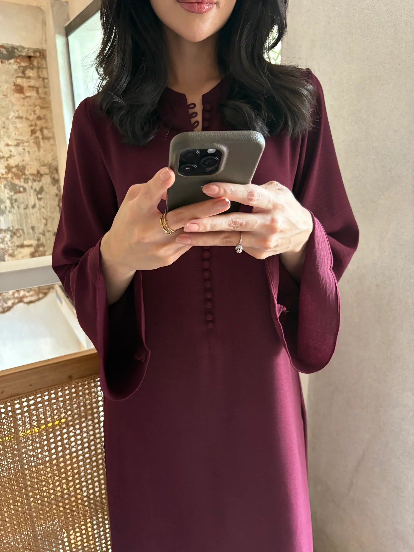 BURGUNDY ELLIE SET | Sak Atelier