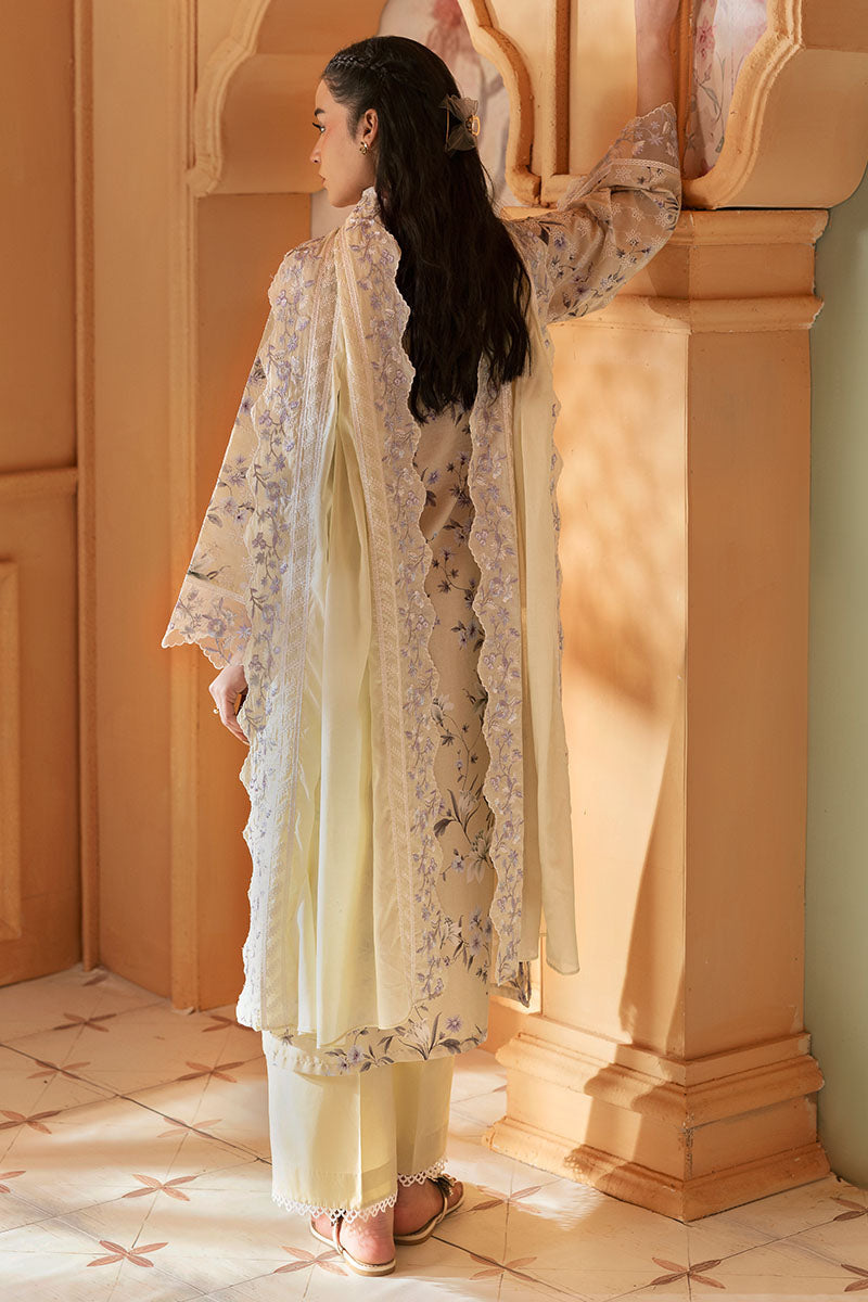OLIVE MUSE-3PC PRINTED LAWN SUIT | Cross Stitch