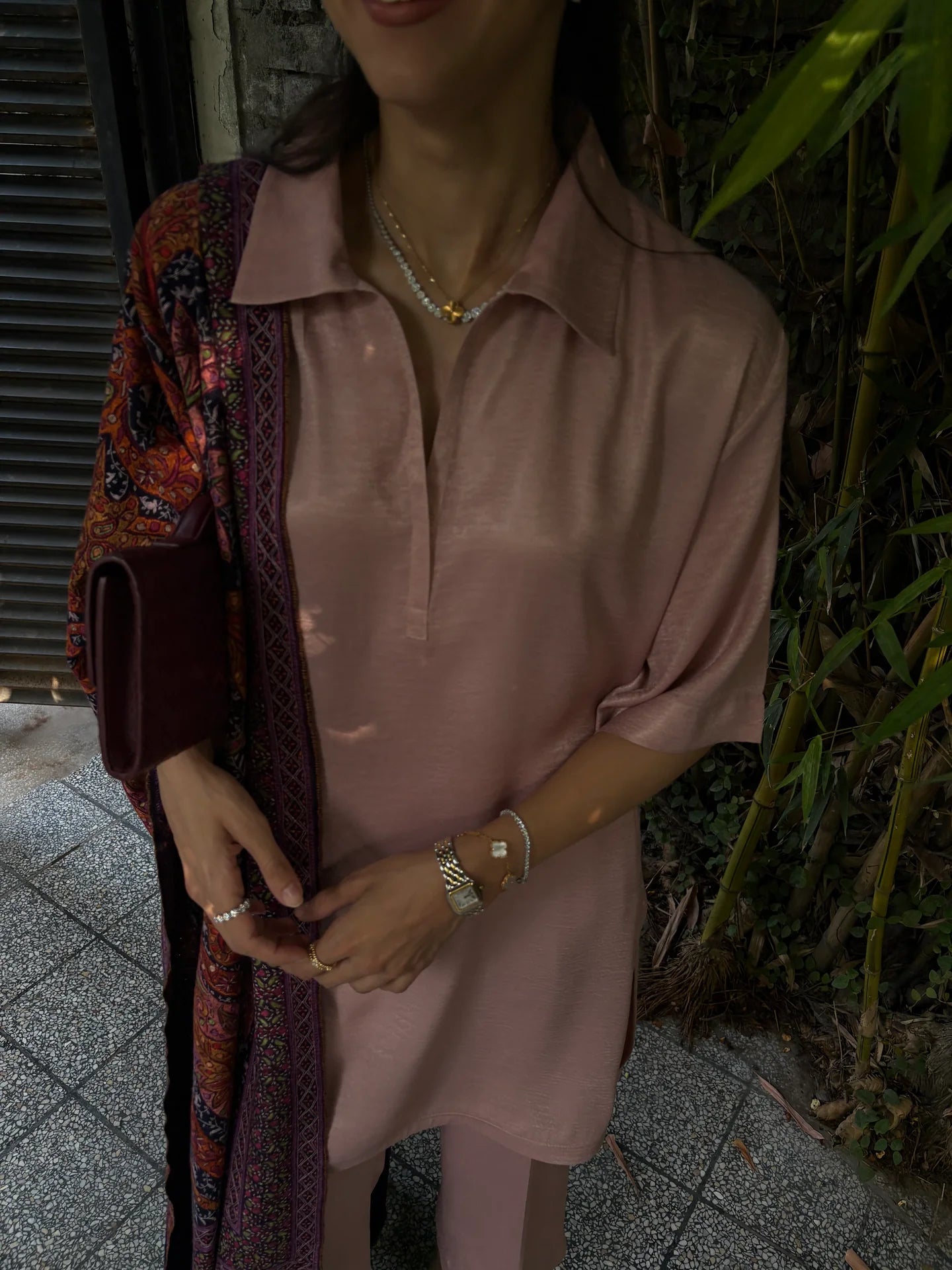 MUTED ROSEWOOD COCO SET | SAK ATELIER