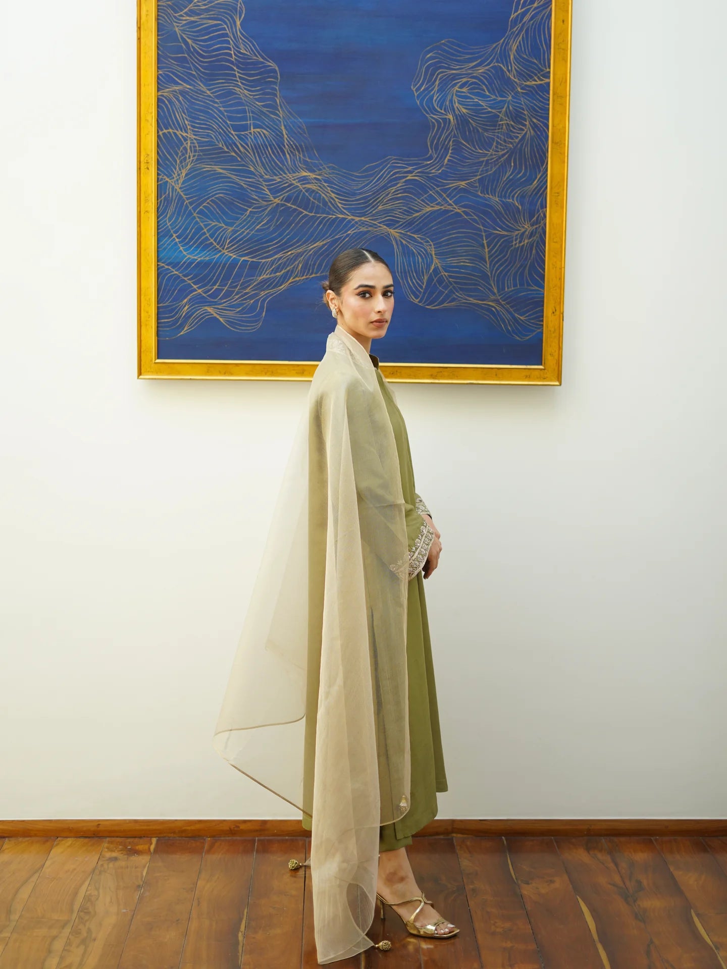 GANGA-JAMUNI ZARI DUPATTA | SAK ATELIER