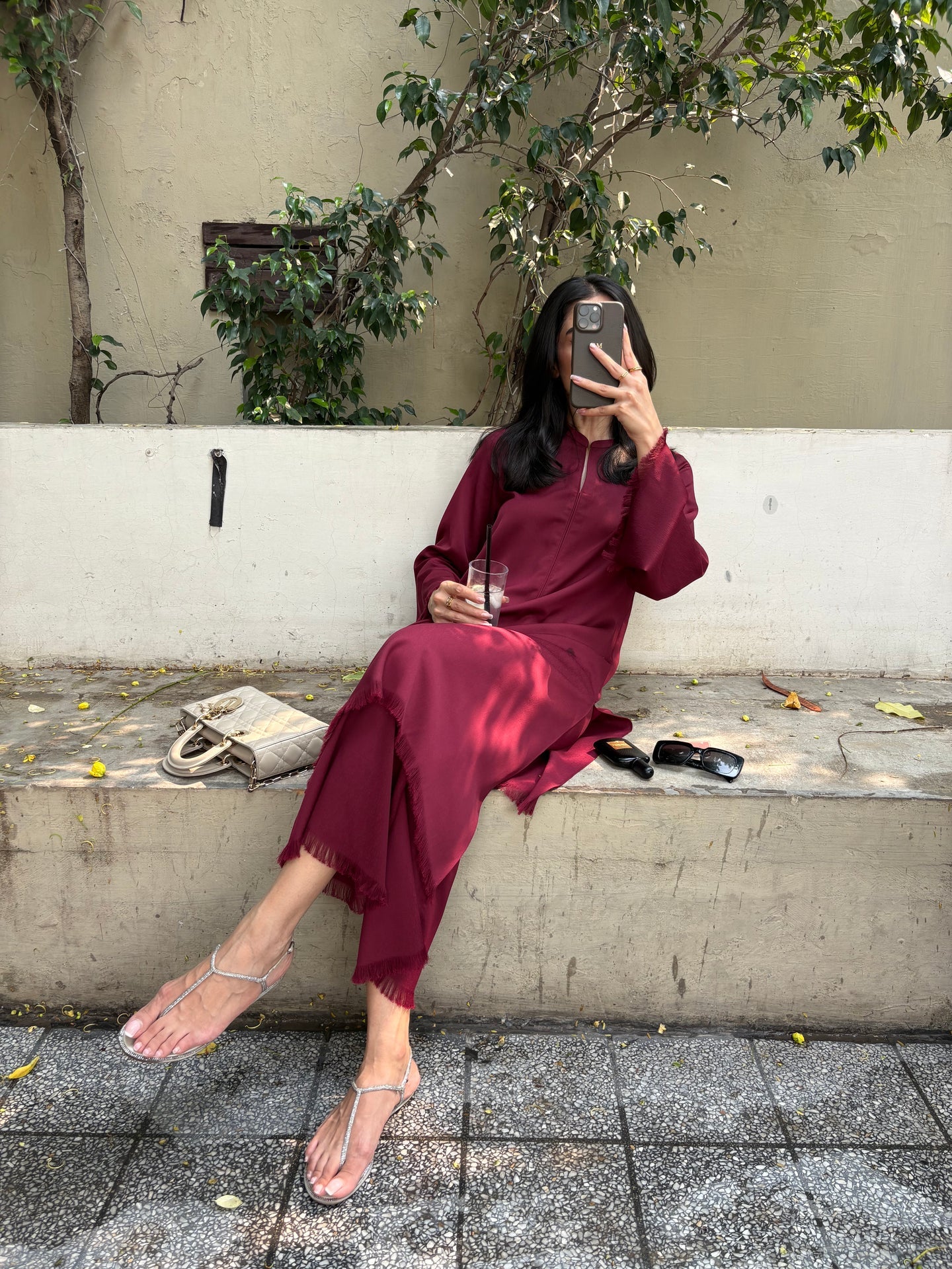 BURGUNDY CARLO SET | Sak Atelier