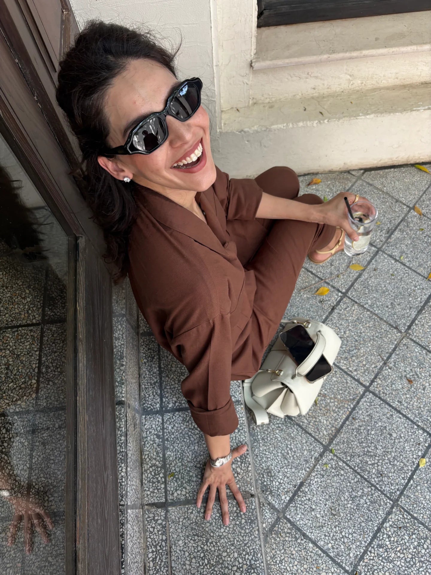 CHOCOLATE BROWN CAPRI SET | Sak Atelier
