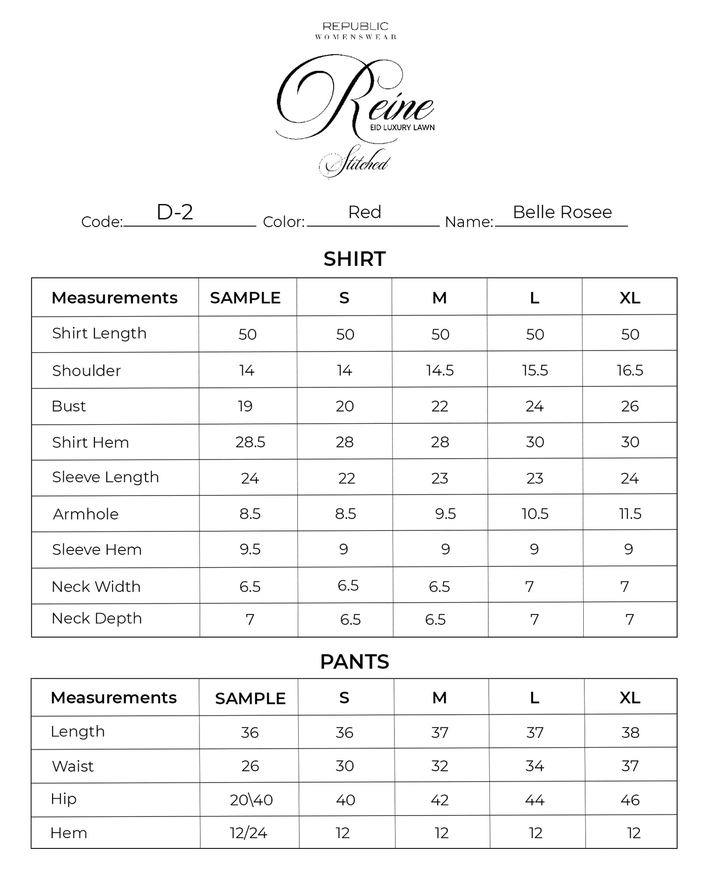 Belle Rosee | Reine Luxury Lawn Stitched '26 | Republic Womenswear