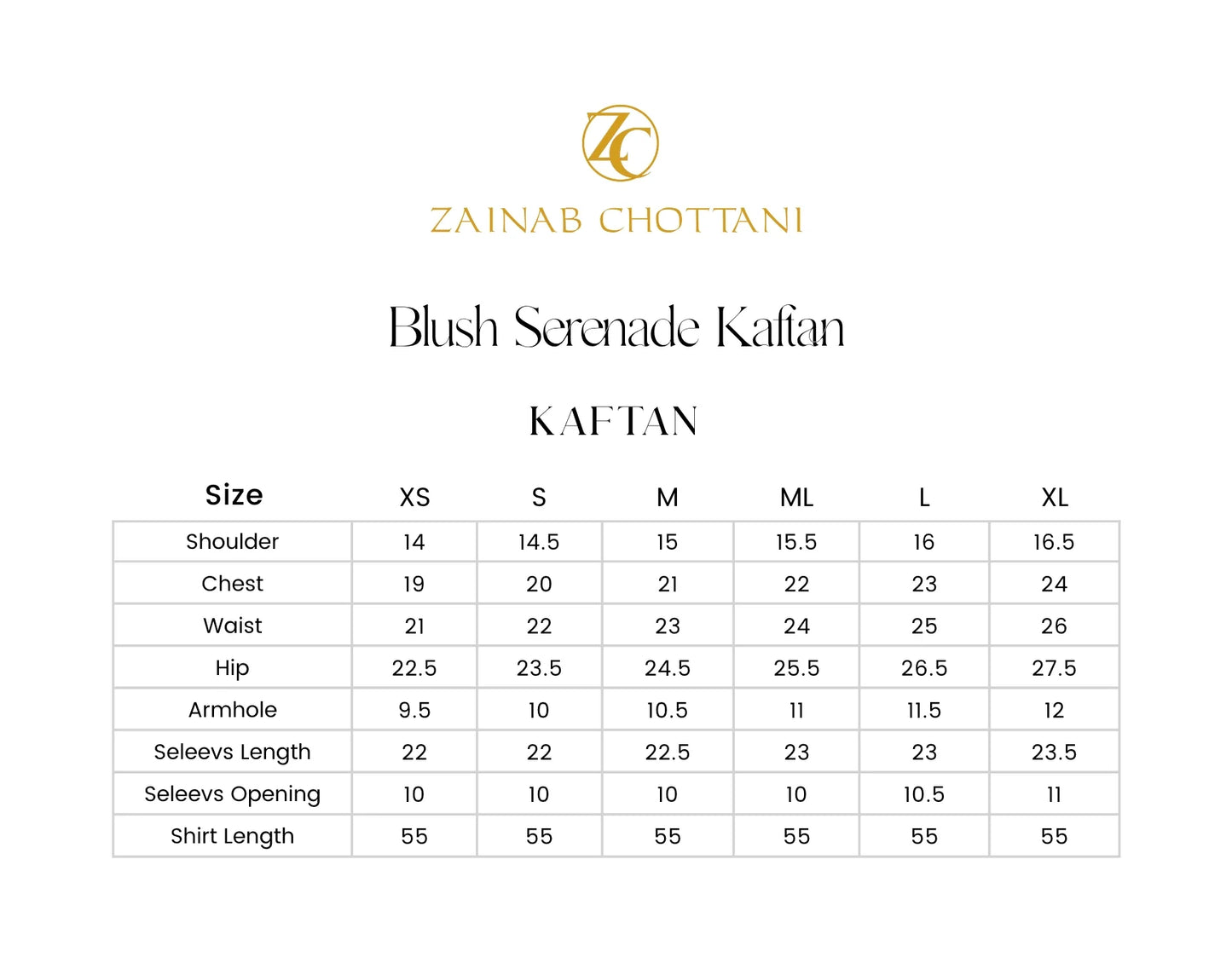 Blush Serenade Kaftan | Summer Edition '26 | Zainab Chottani
