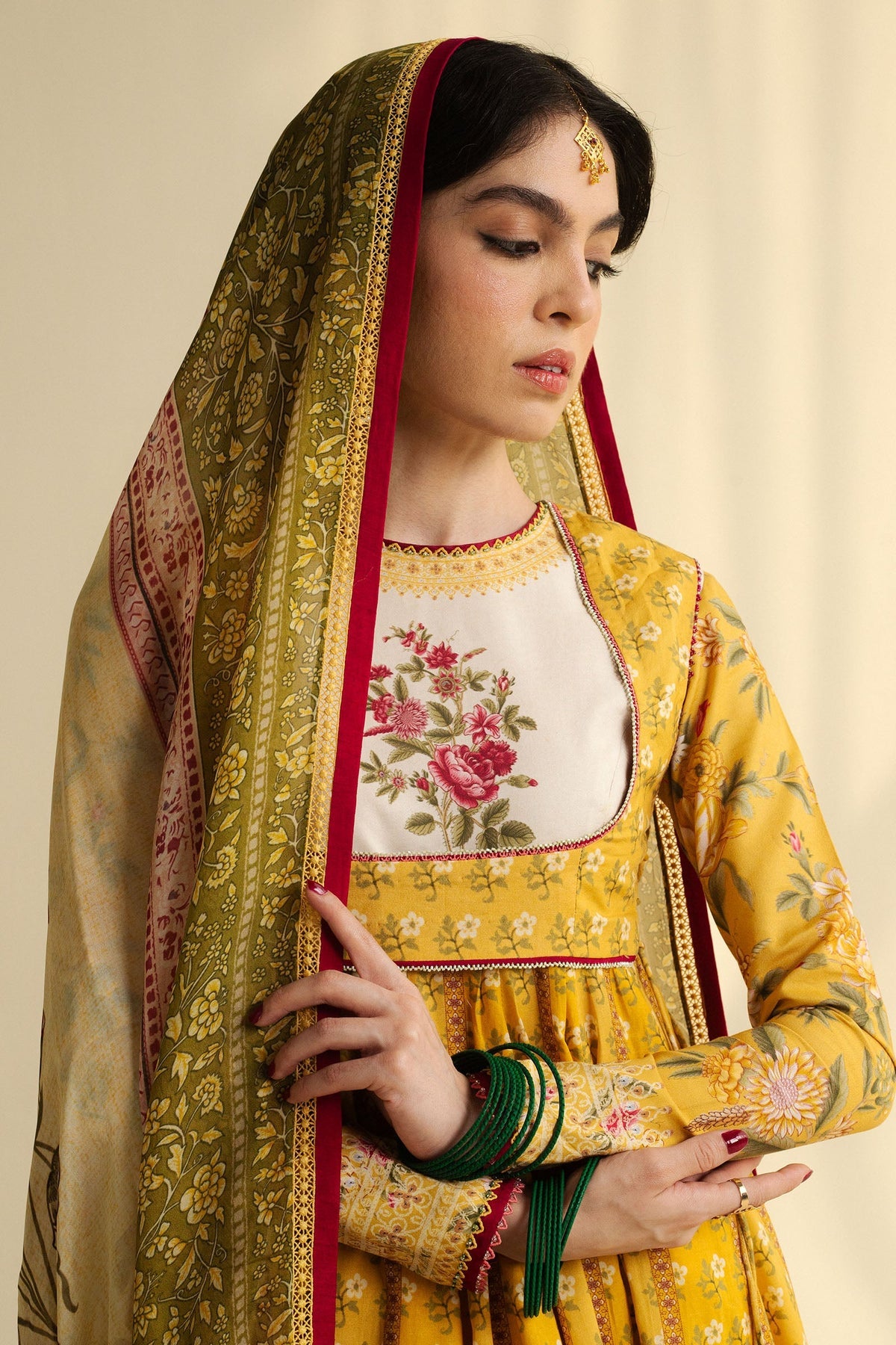 Amaltas-D3 | Zara Shahjahan Unstitched Anarkali’25