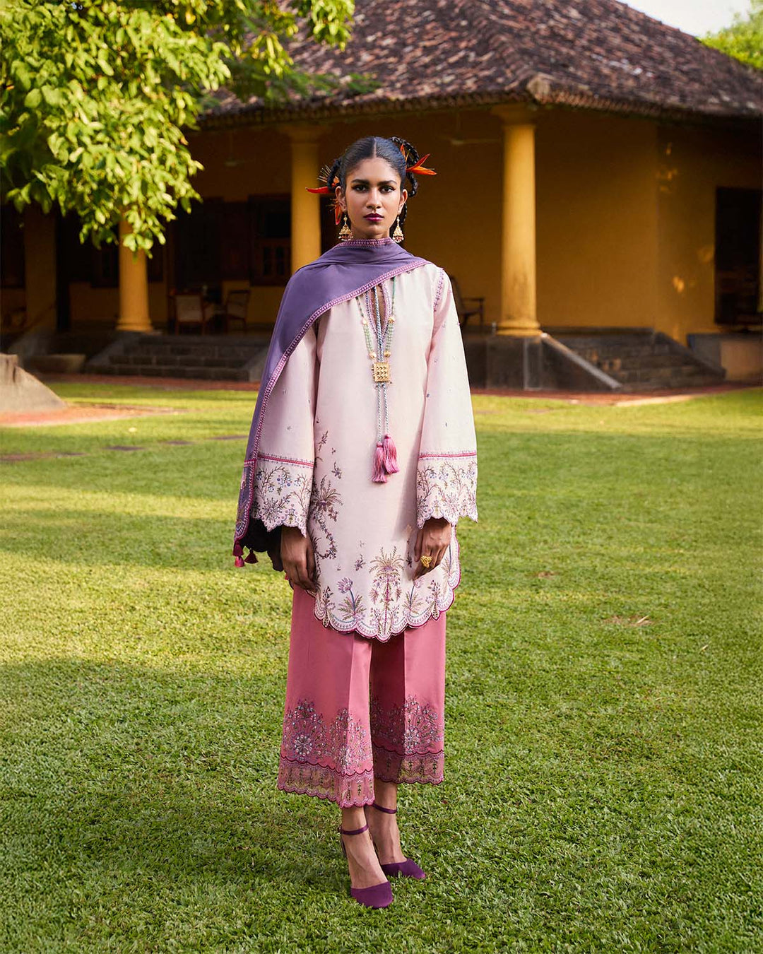 Nimali Scarf | Jugnu SS’25 EID Pret’25