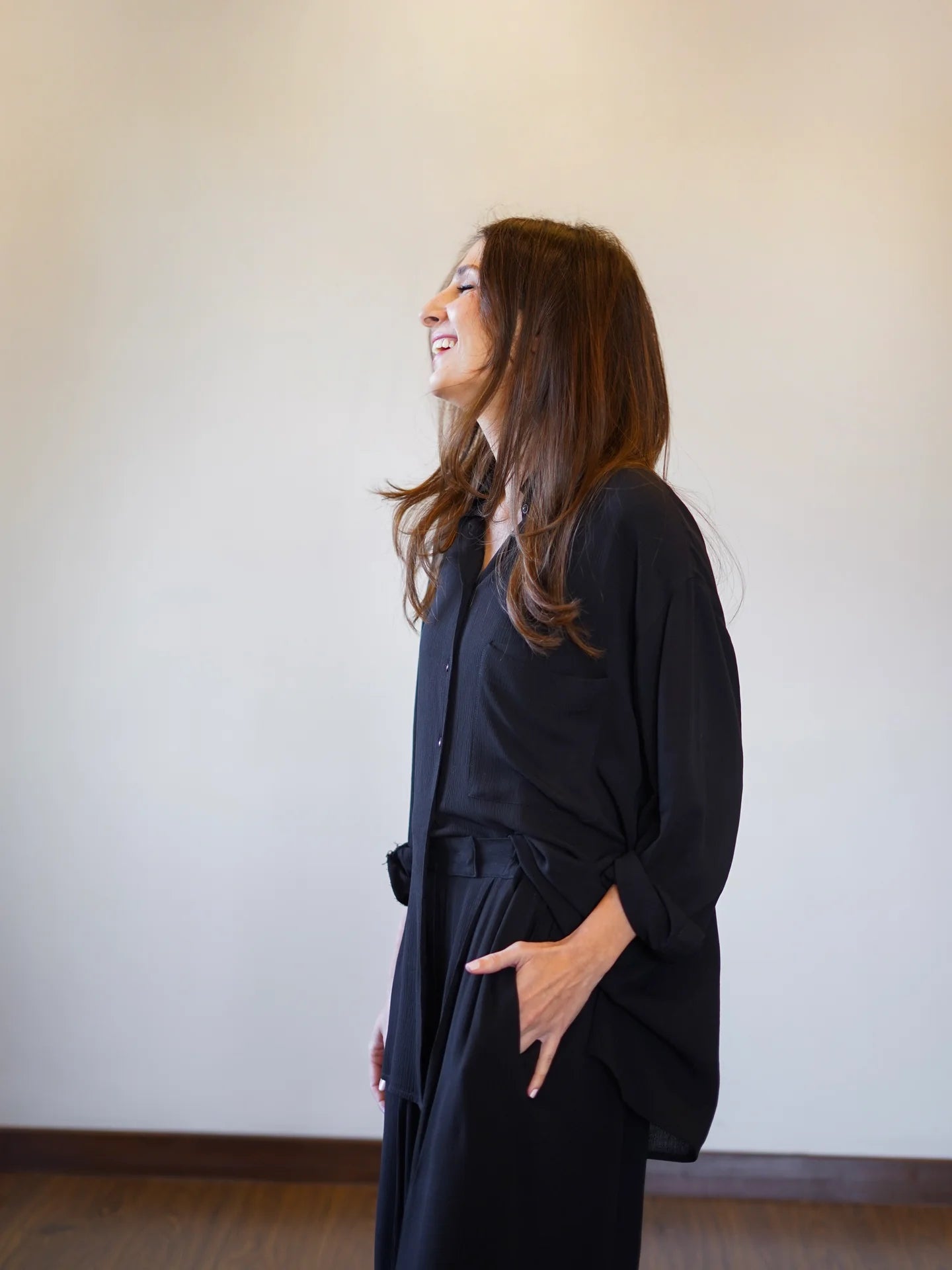 CALIE CO-ORD IN BLACK | Sak Atelier