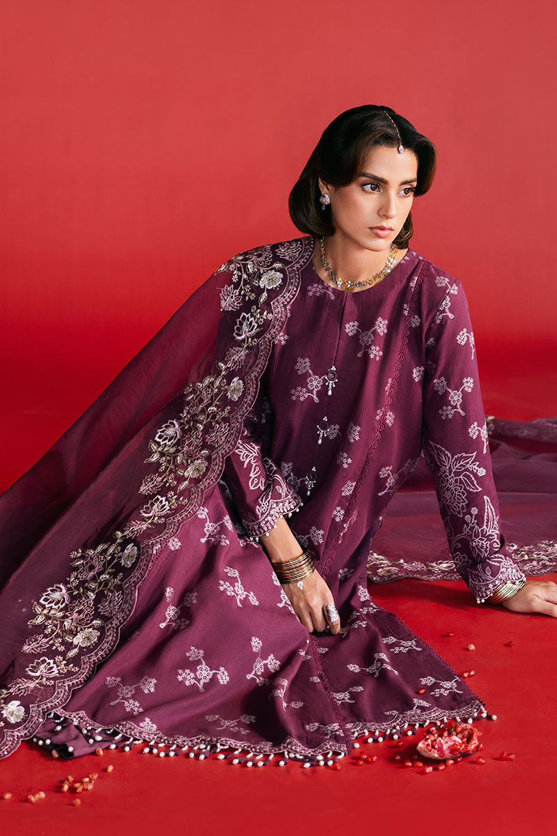 DEEP FLARE-3PC JACQUARD SUIT | Cross Stitch