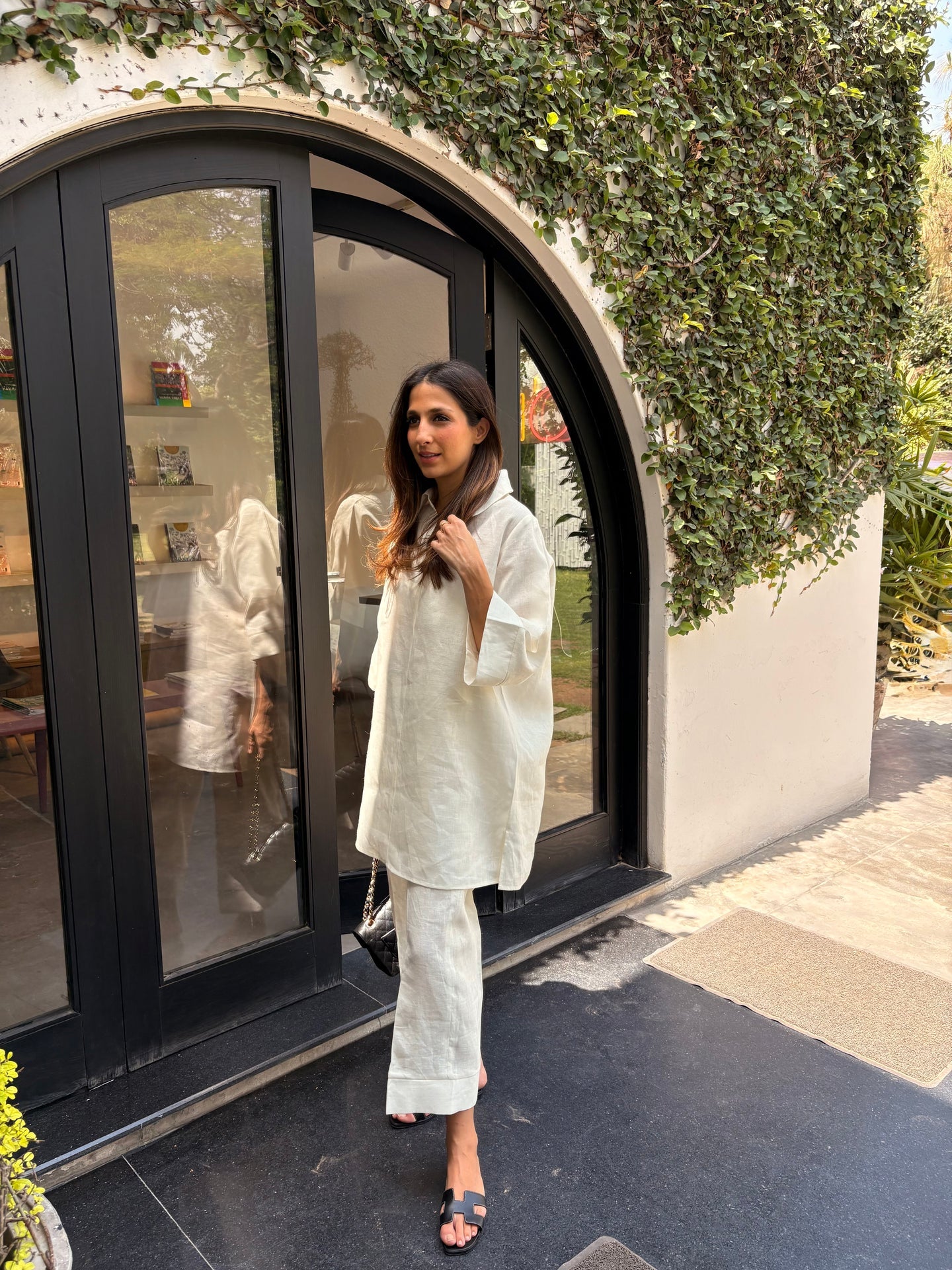 WHITE LINEN TOBY SET | Sak Atelier