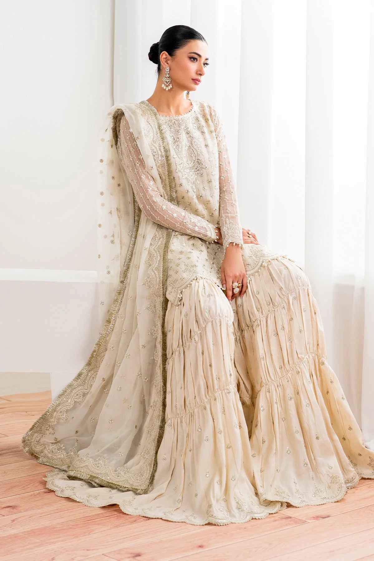 EMBROIDERED CHIFFON SF-687 | Baroque