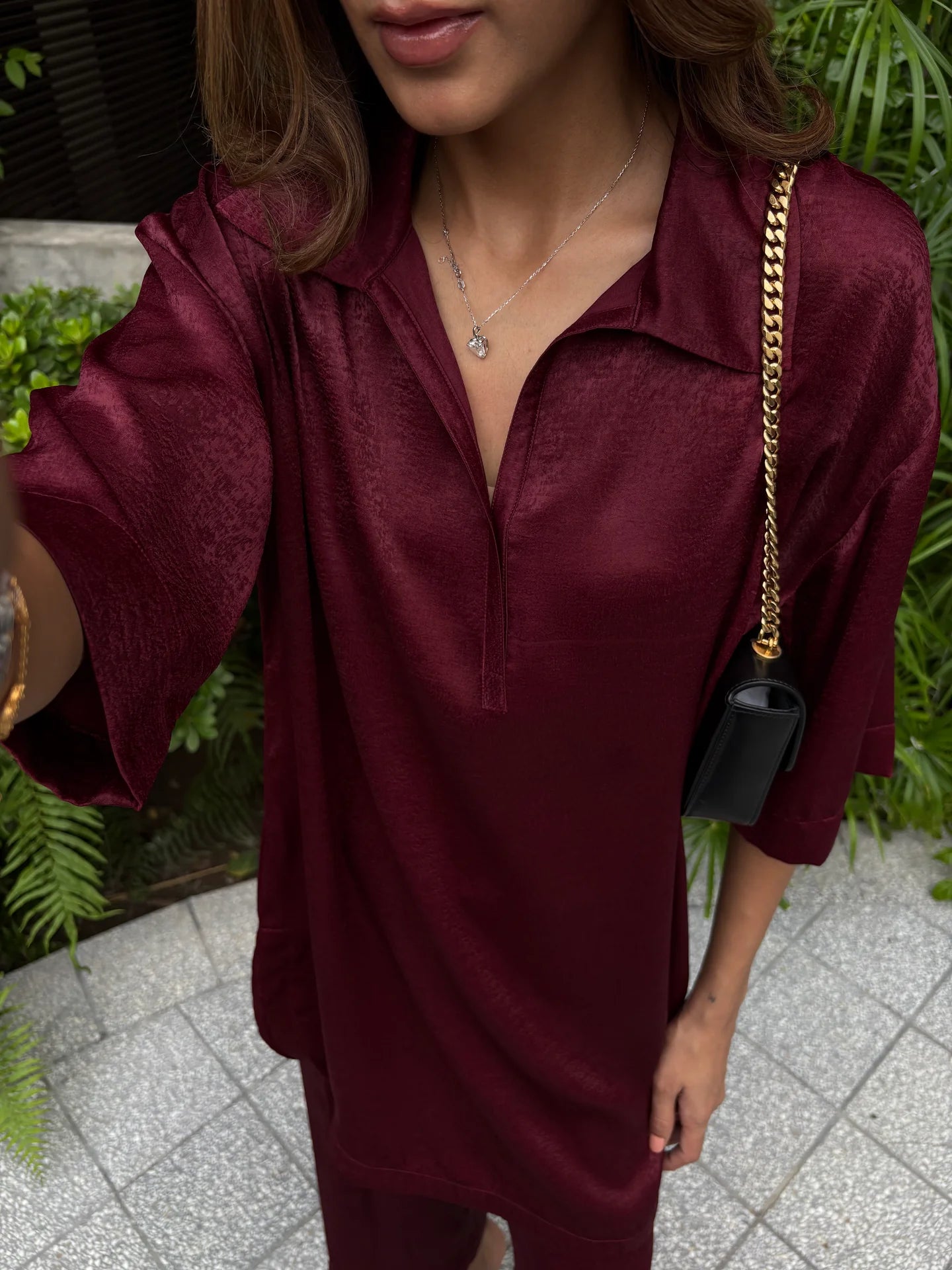BURGUNDY COCO SET | Sak Atelier