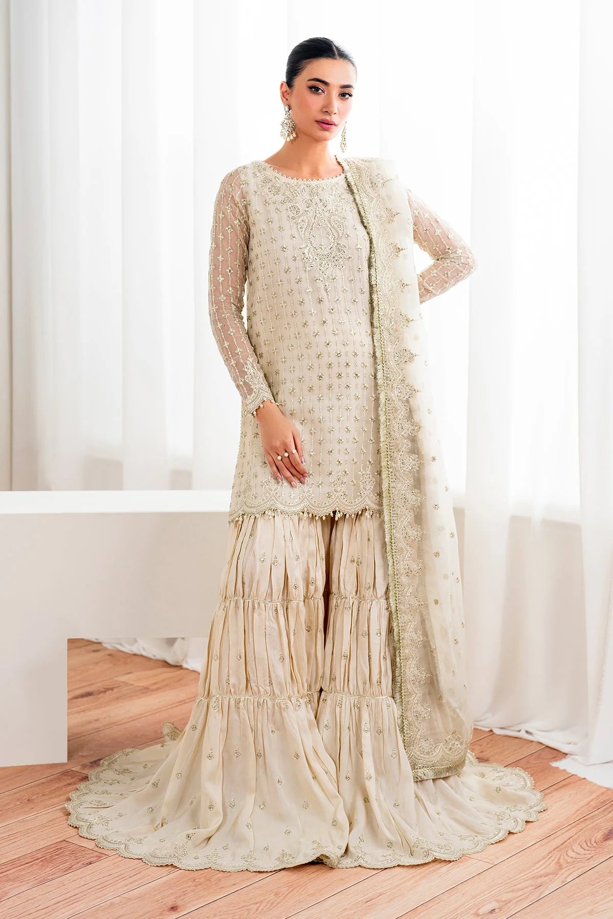 EMBROIDERED CHIFFON SF-687 | Baroque