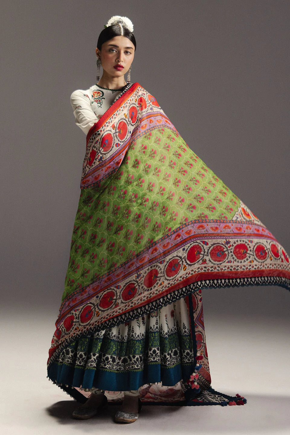 MEHRUBA-D10 | Zara Shahjahan Unstitched Anarkali’26