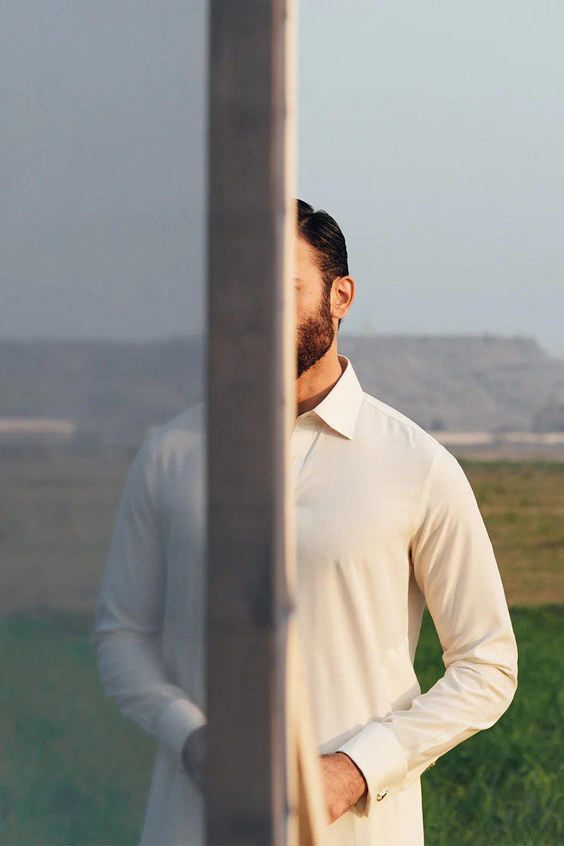 Cream Shalwar Kameez | REPUBLIC MENSWEAR