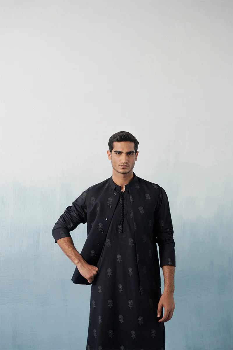 'Navy Blue' Kurta Pajama | REPUBLIC MENSWEAR