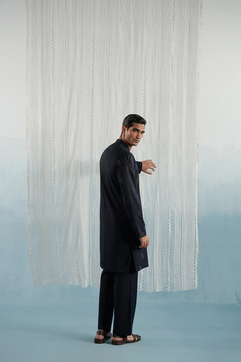 'Navy Blue' Kurta Pajama | REPUBLIC MENSWEAR