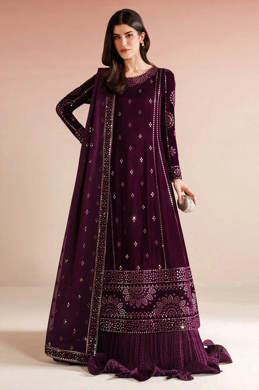 JZ-VVF-D1-0 | EMBROIDERED VELVET FORMAL | Jazmin