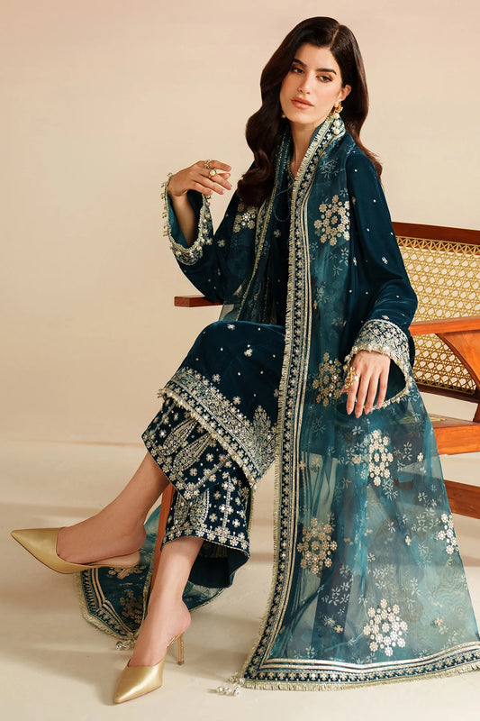 JZ-VVF-D2-0 | EMBROIDERED VELVET FORMAL | Jazmin