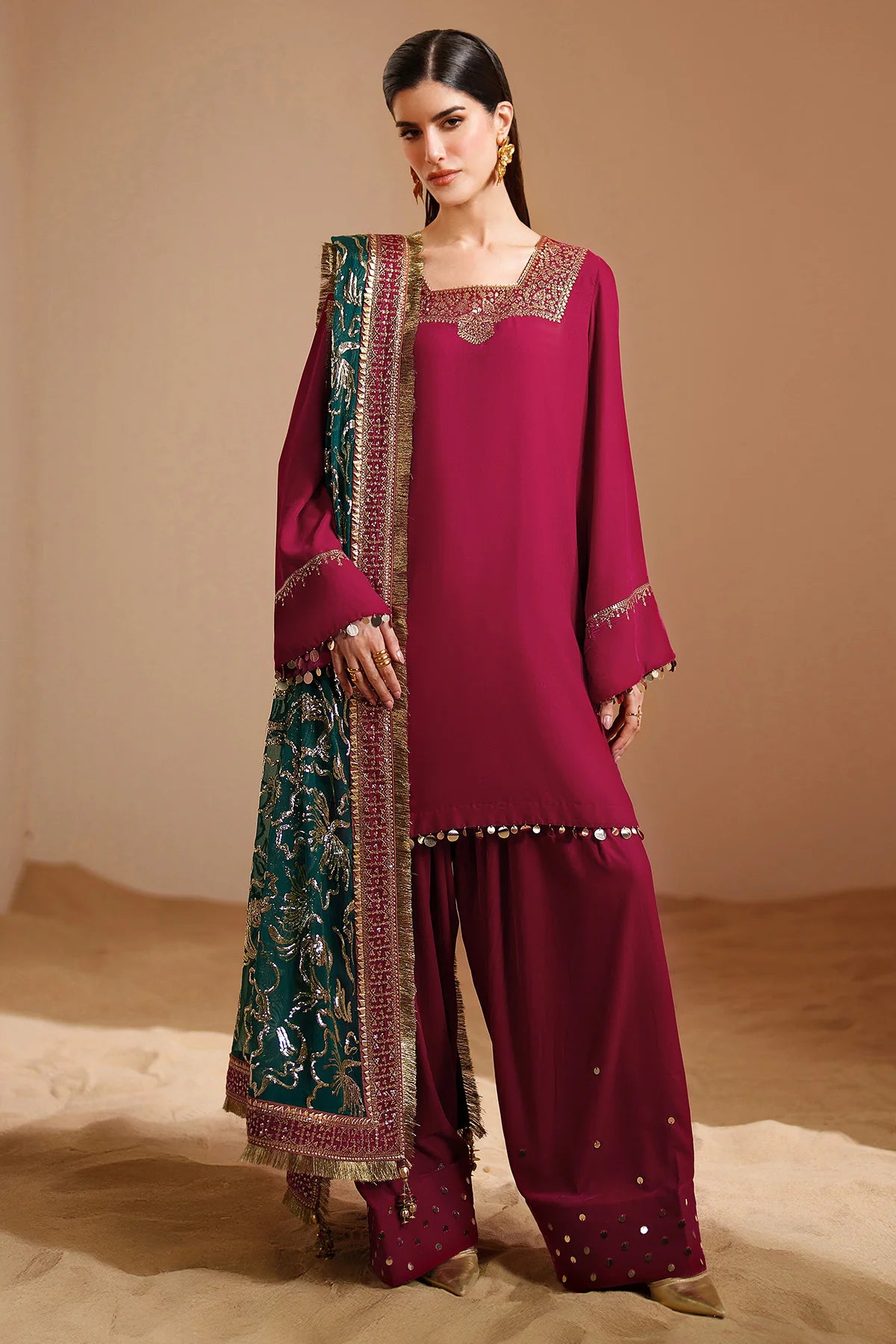 JZ-VVF-D9-0 | EMBROIDERED VELVET FORMAL | Jazmin