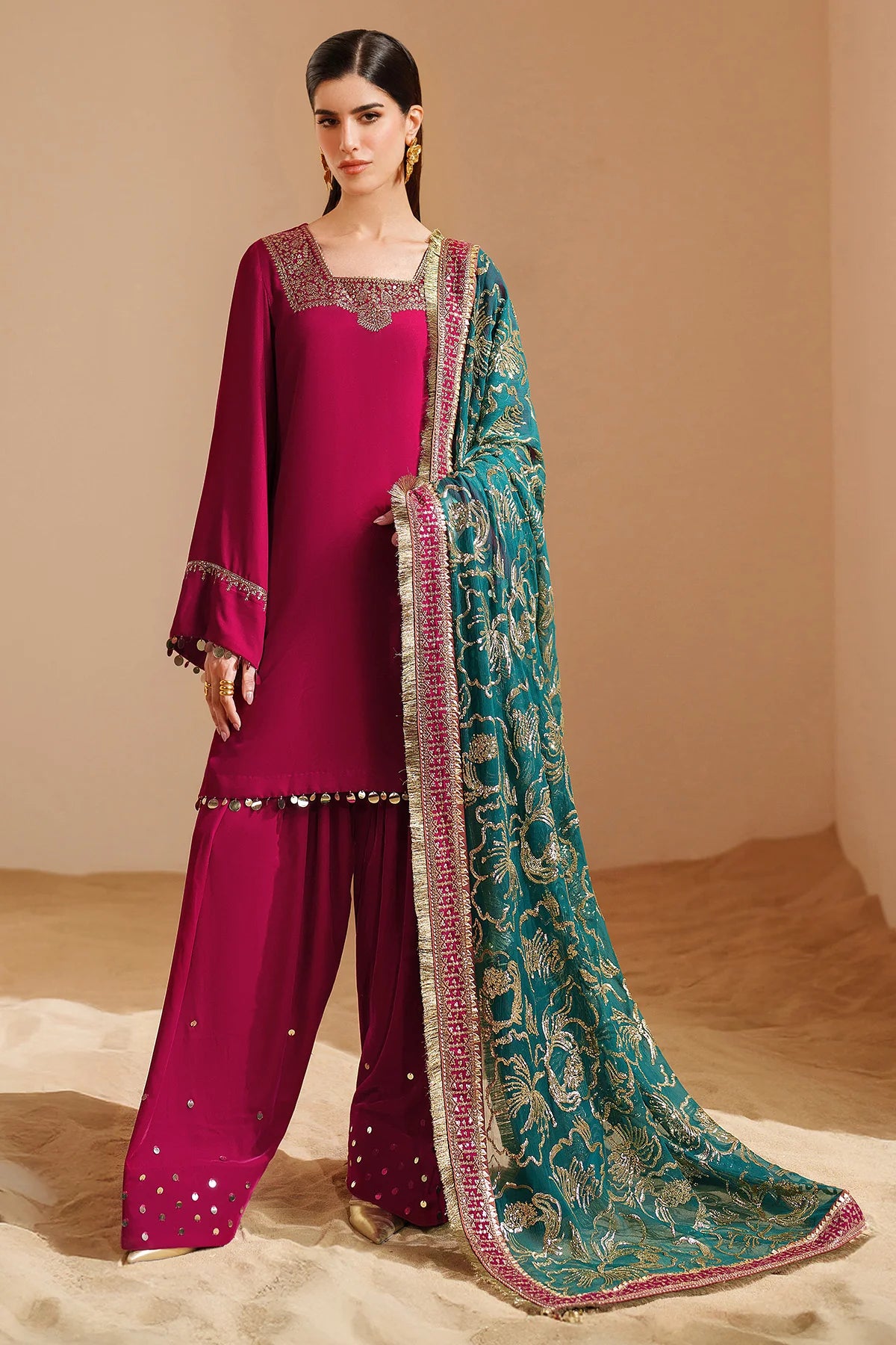 JZ-VVF-D9-0 | EMBROIDERED VELVET FORMAL | Jazmin