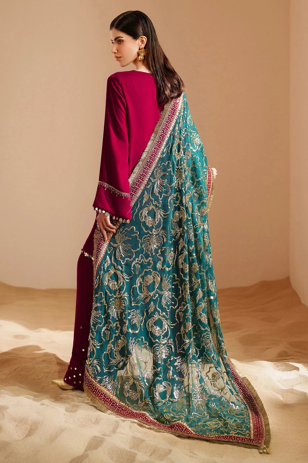 JZ-VVF-D9-0 | EMBROIDERED VELVET FORMAL | Jazmin