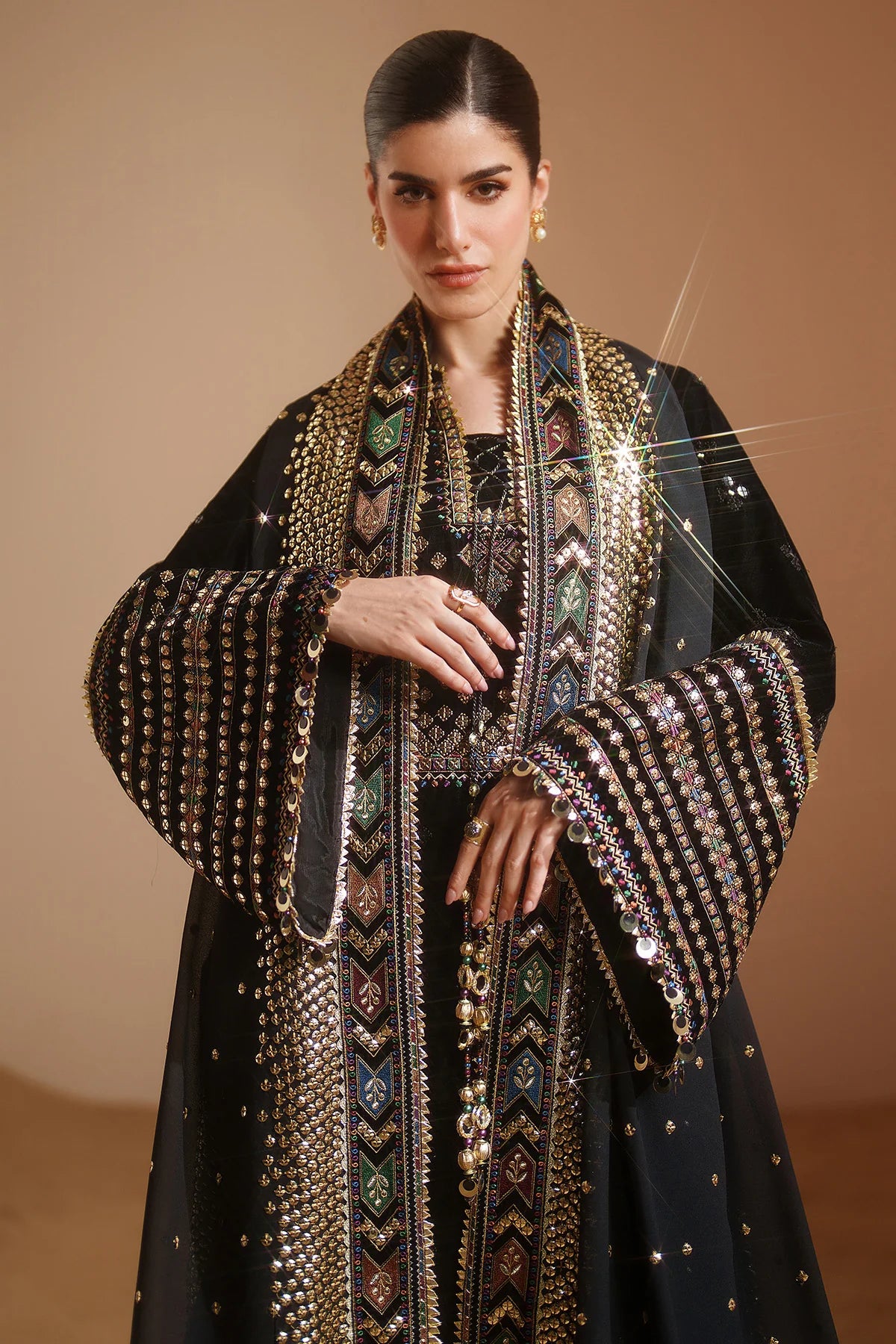 JZ-VVF-D5-0 | EMBROIDERED VELVET FORMAL | Jazmin