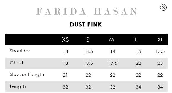 DUST PINK IN AQUA | DHOOP | FARIDA HASAN