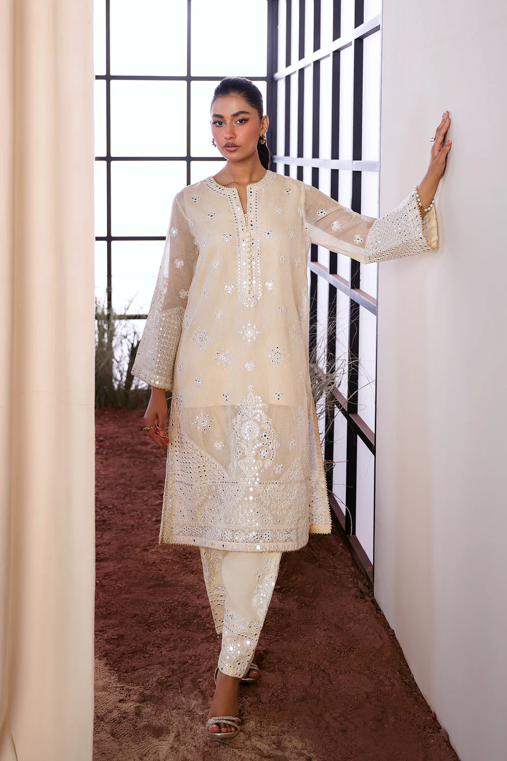 LIGHT YELLOW | E0780/104/226 | BOUTIQUE COLLECTIONS| ETHNC