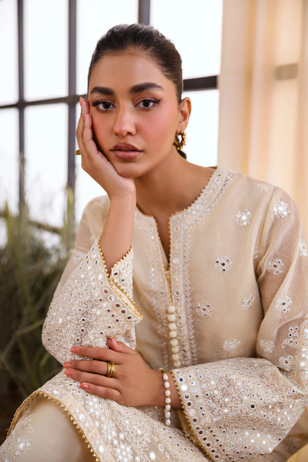 LIGHT YELLOW | E0780/104/226 | BOUTIQUE COLLECTIONS| ETHNC