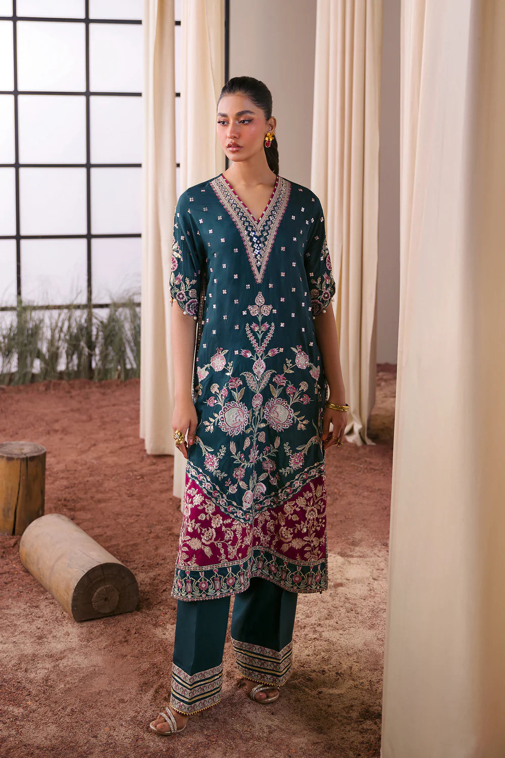GREEN | E0786/104/705 | BOUTIQUE COLLECTIONS| ETHNC