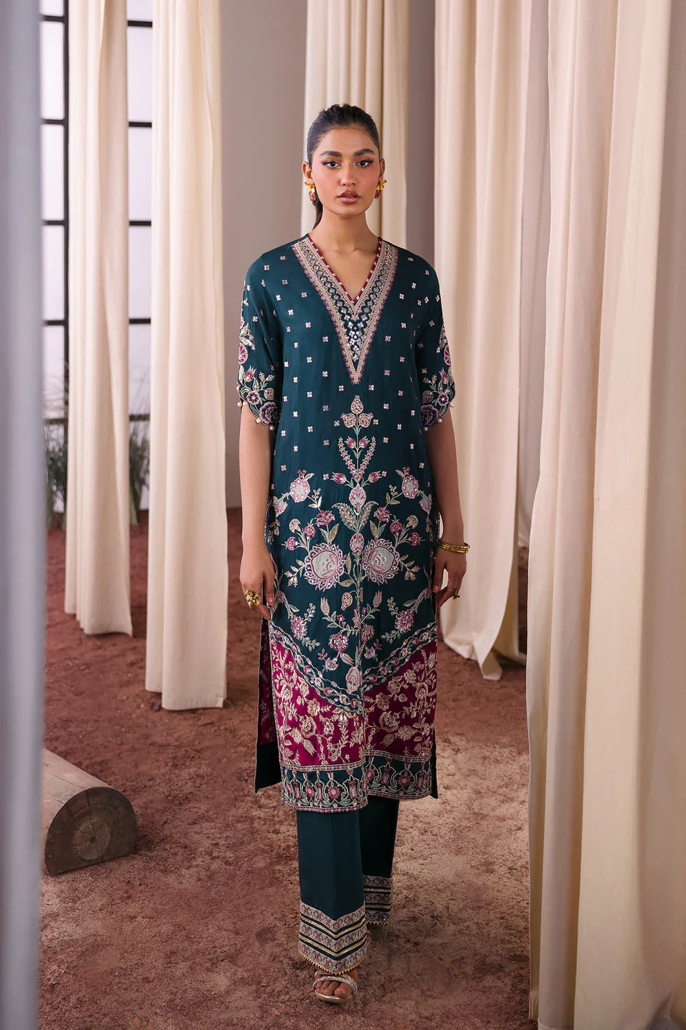 GREEN | E0786/104/705 | BOUTIQUE COLLECTIONS| ETHNC