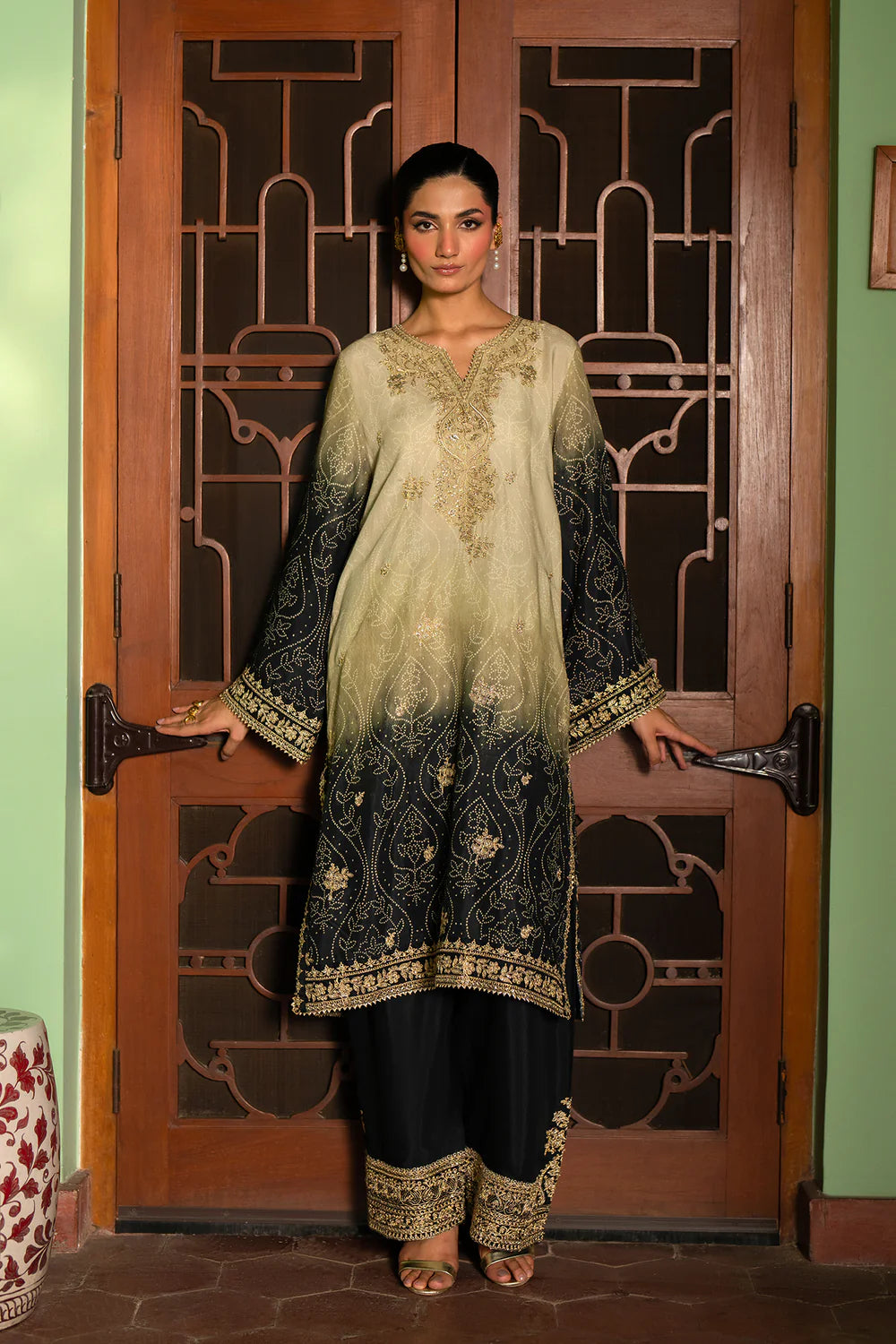 PALE GREEN | E0794/104/129 | BOUTIQUE COLLECTIONS| ETHNC