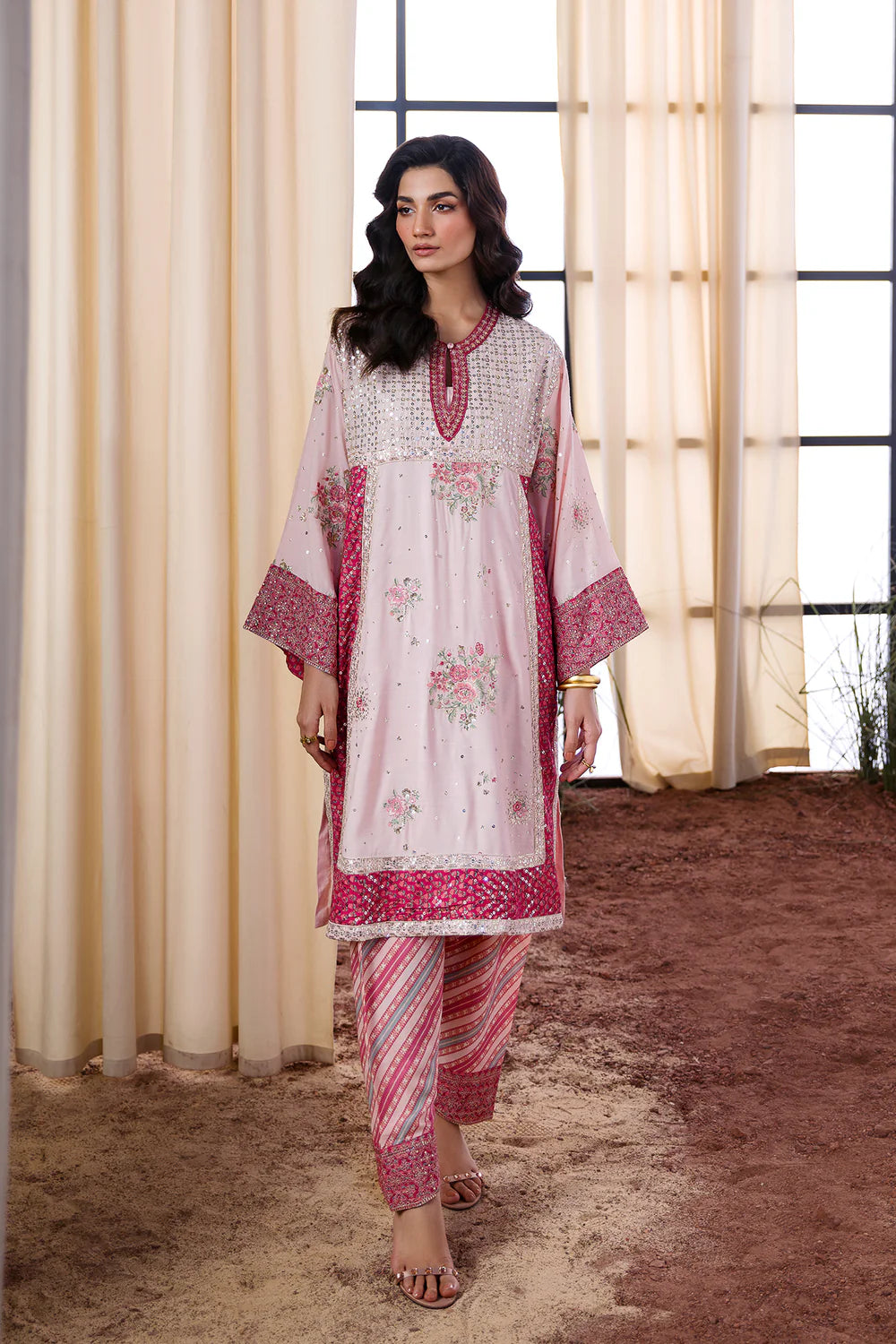 LIGHT PINK | E0802/104/316 | BOUTIQUE COLLECTIONS| ETHNC