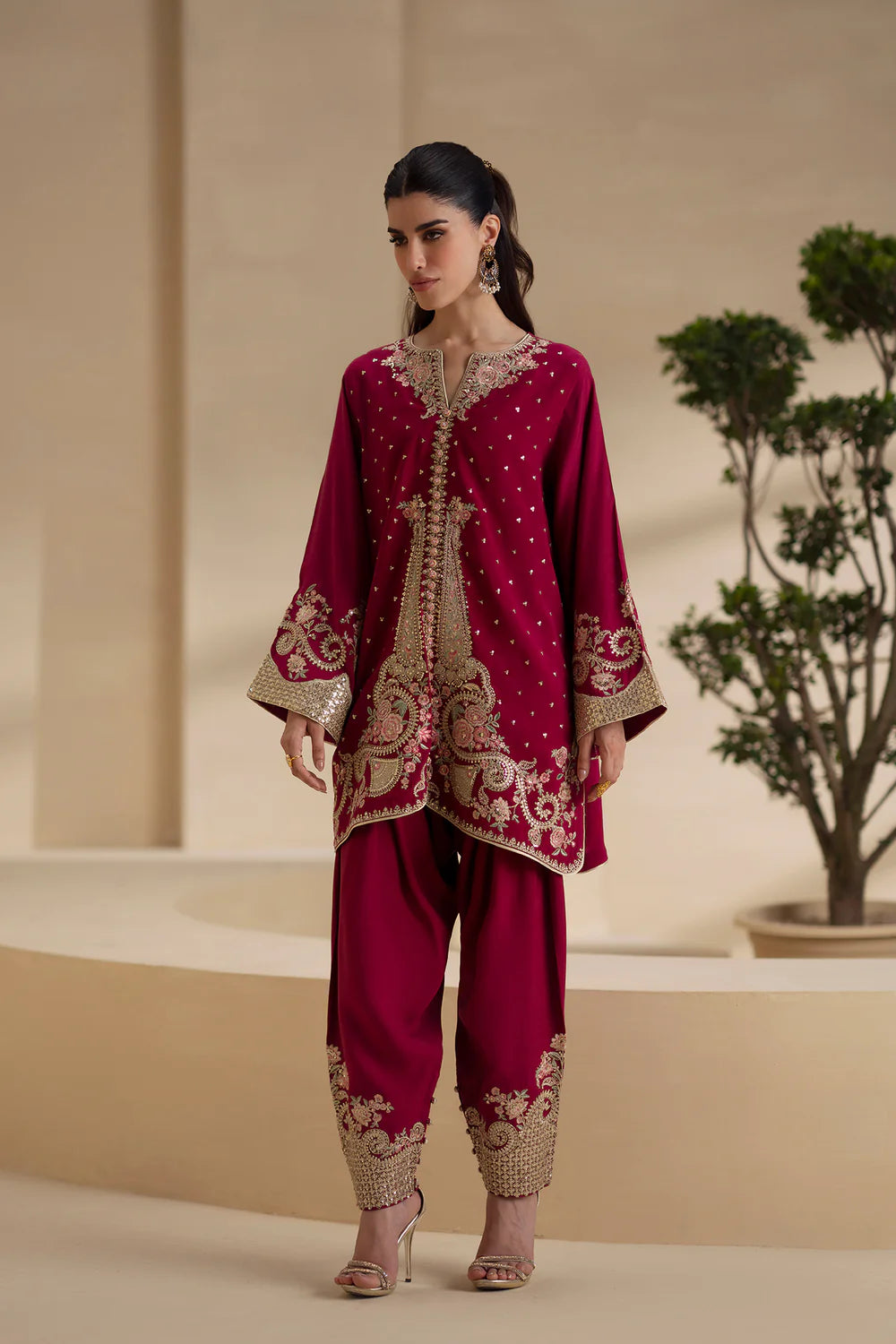 BARBIE PINK | E0928/104/406 | Winter '25 | Ethnc