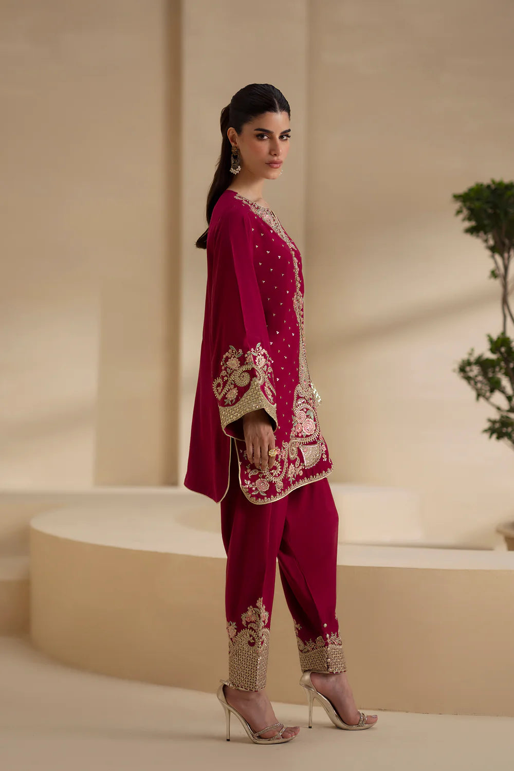 BARBIE PINK | E0928/104/406 | Winter '25 | Ethnc