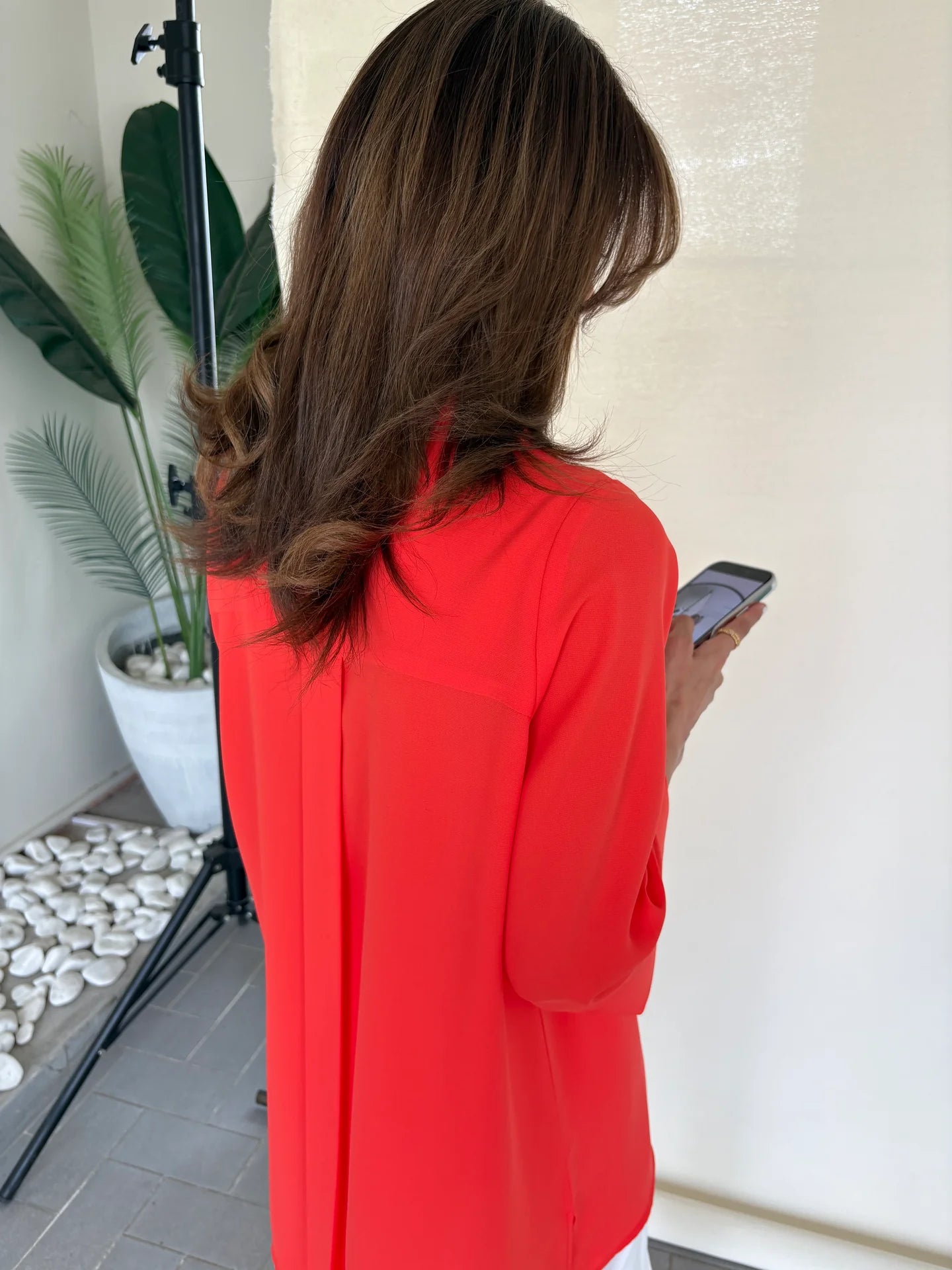 ORANGE TOBY TUNIC WITH TULIP SHALWAR | Sak Atelier