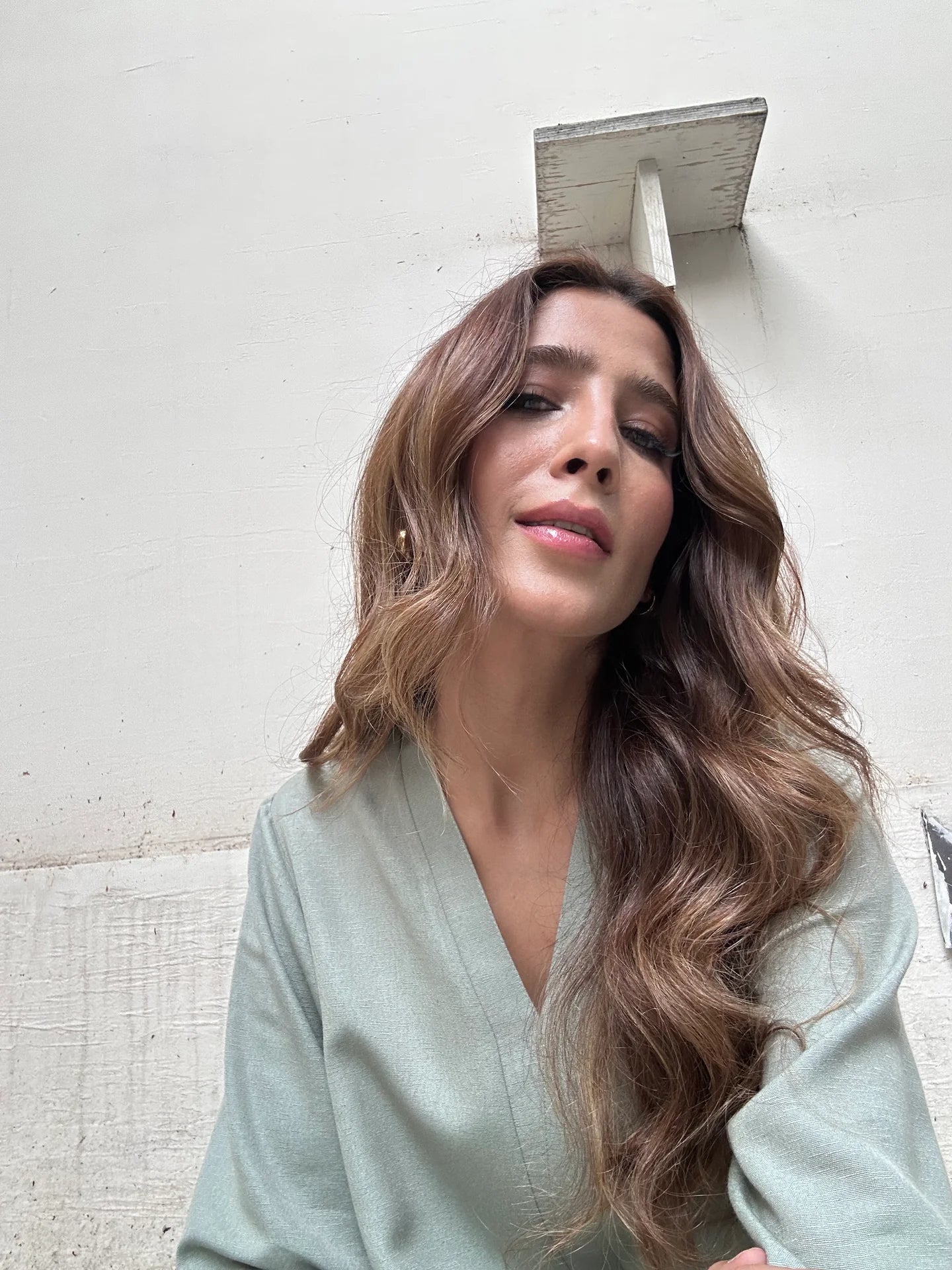 MUTED GREY-GREEN DHAAGA SET | SAK ATELIER