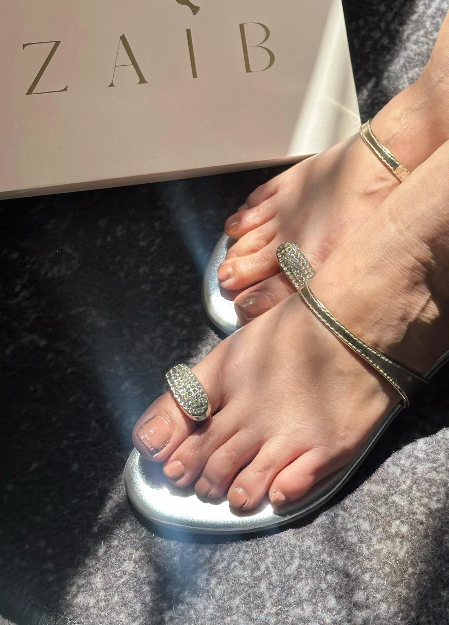 CIELLE II - SILVER GOLD | ZAIB | FOOTWEAR