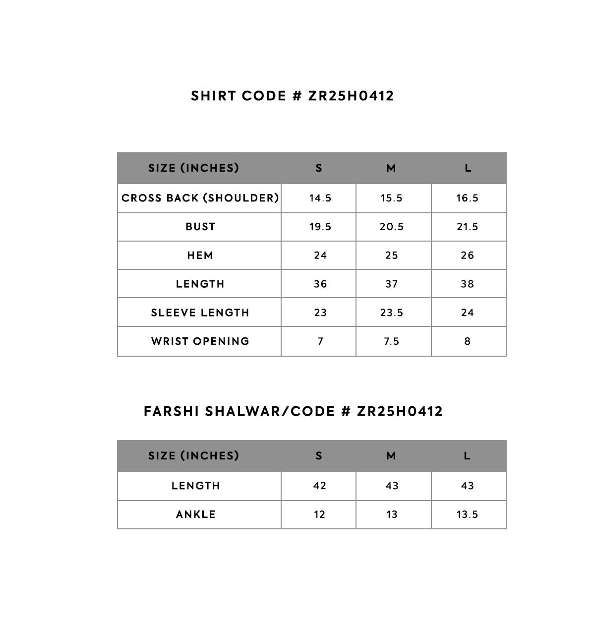 ZR25H0412 | Zara Shahjahan Handcrafted II