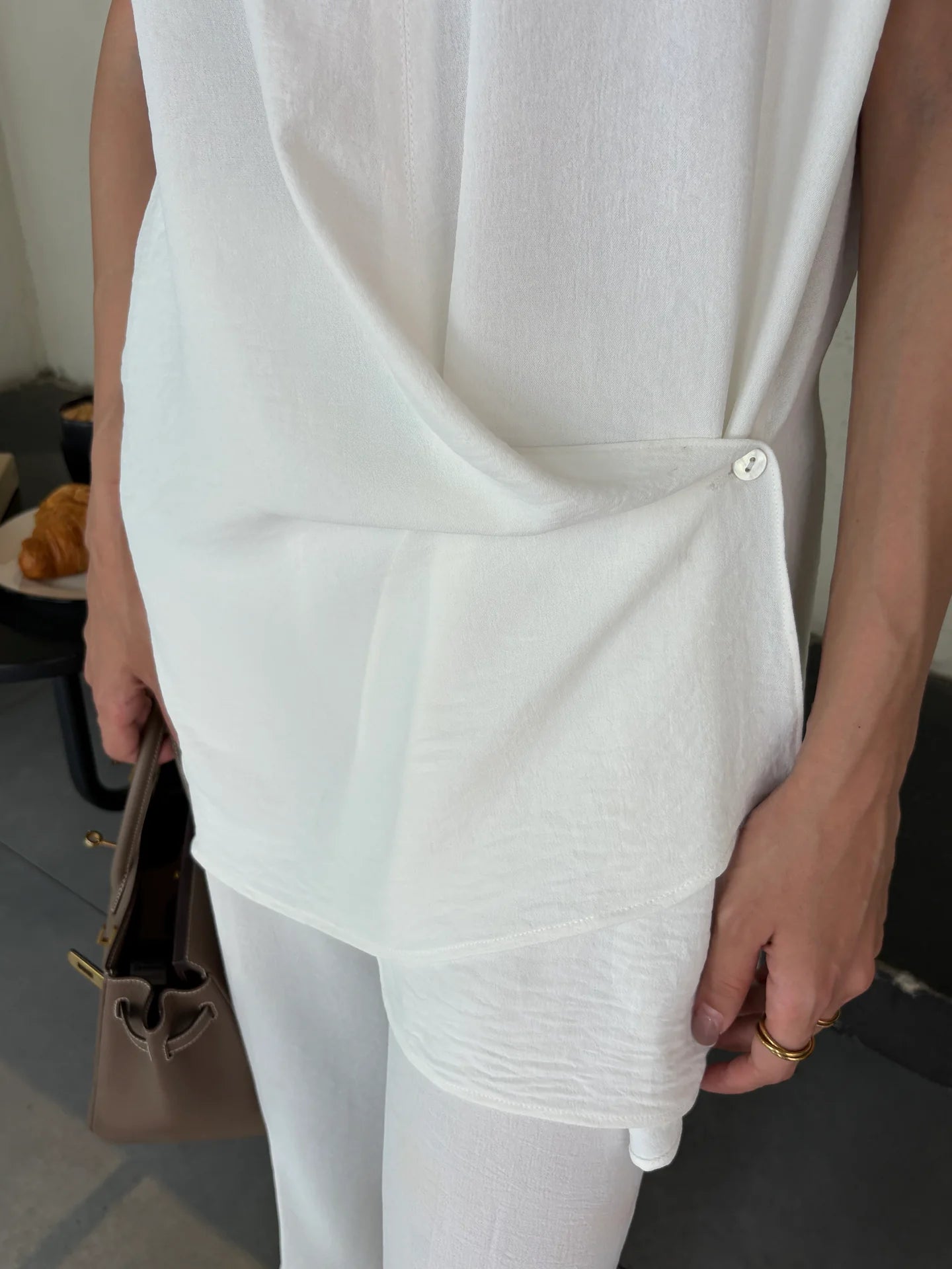 WHITE MAISIE SET | Sak Atelier