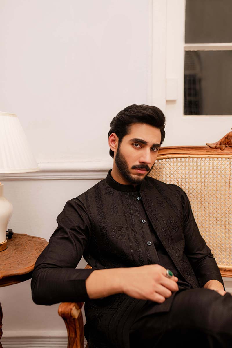 MP-02 WAISTCOAT| Qalamkar Menswear