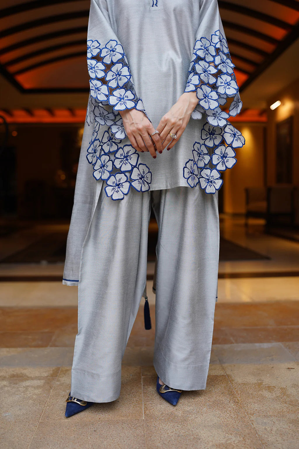 Silvery Lily Matching Set | Studio Mehr