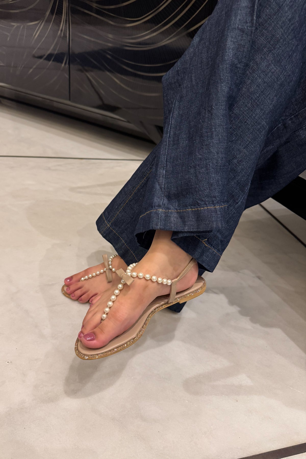 ÉLANO FLAT SANDALS (ZBN-25003) | Zaib | Footwear